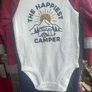 The Happiest Camper Baby Onesie